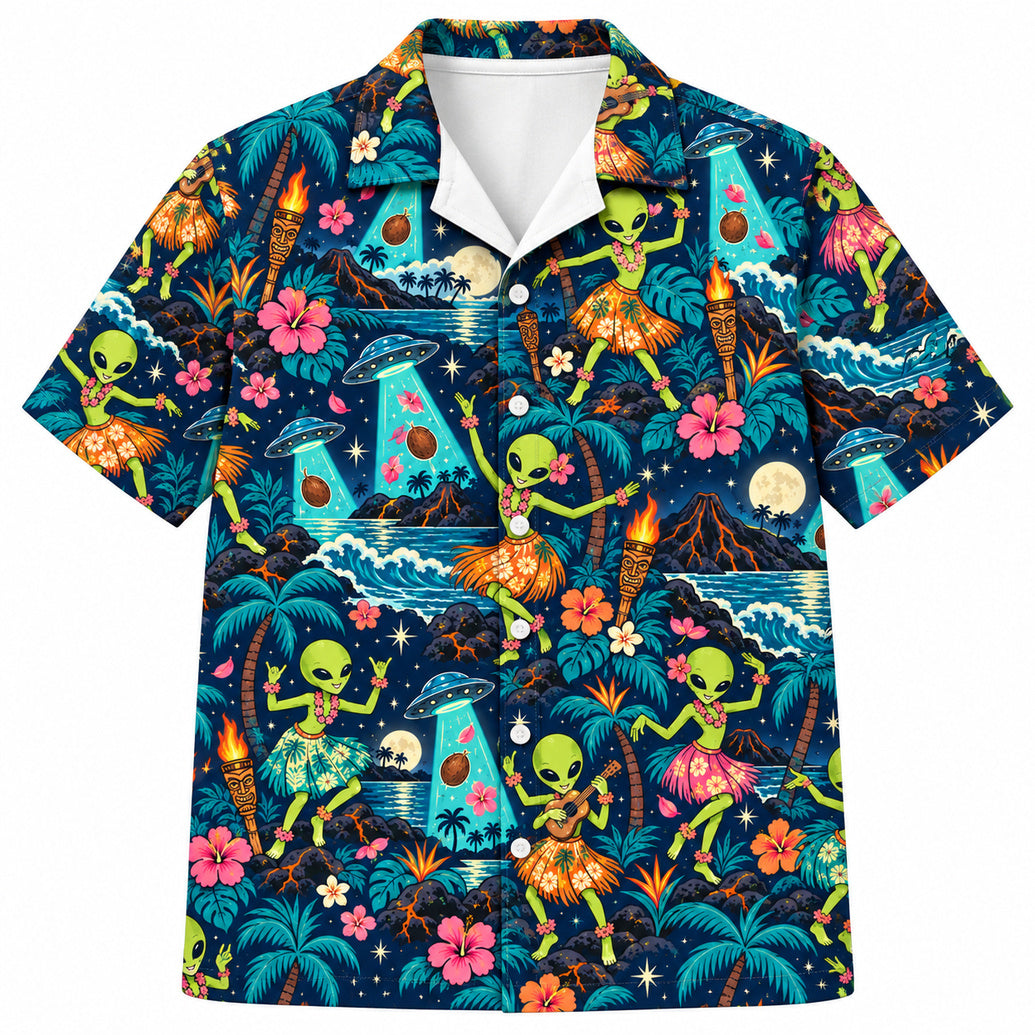 Tiki Beam Beach Party Hawaïshirt