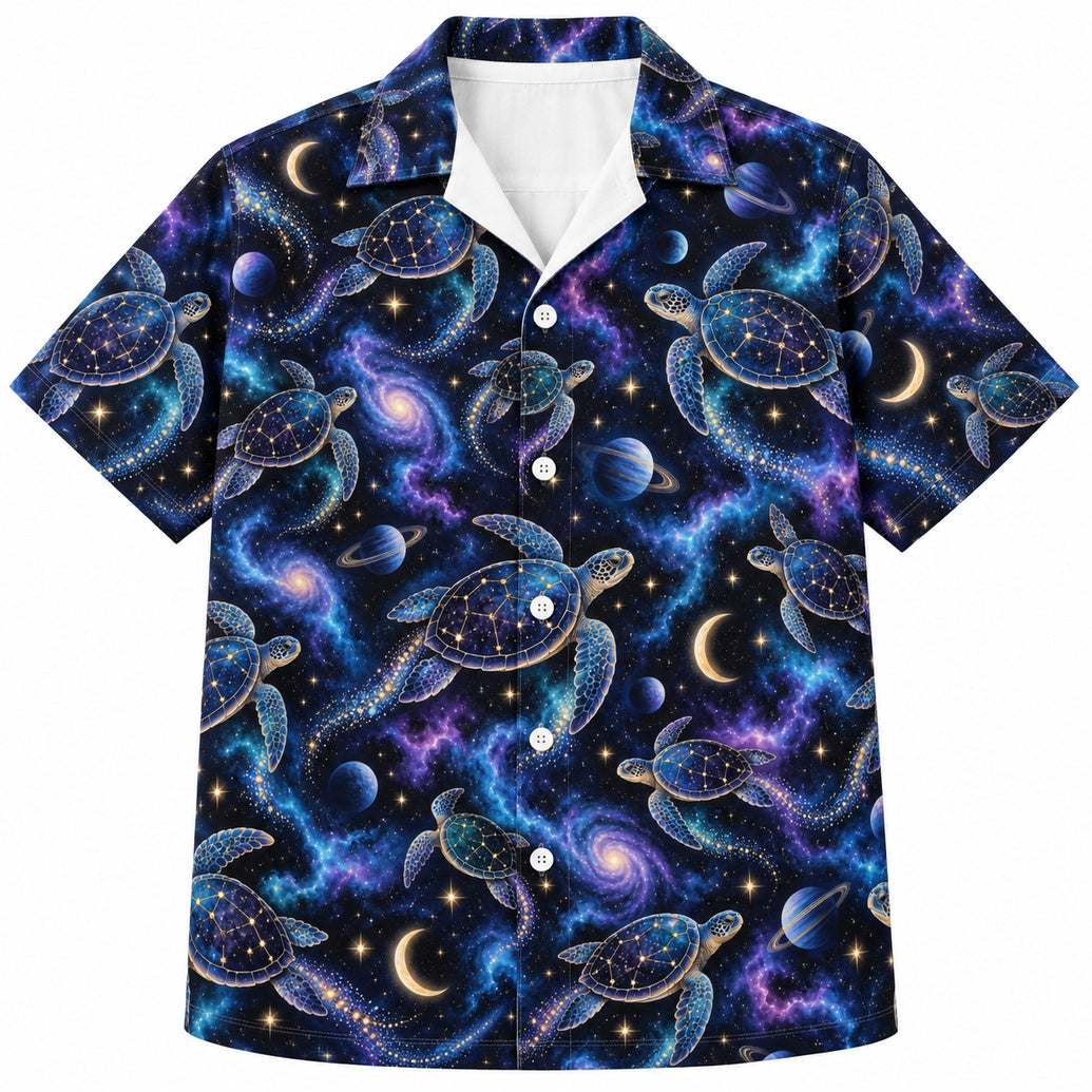 Nebula Navigator Turtles Hawaiihemd