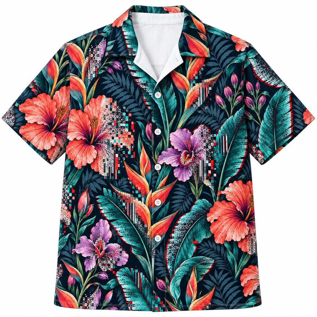Static Bloom Frequency Hawaïshirt