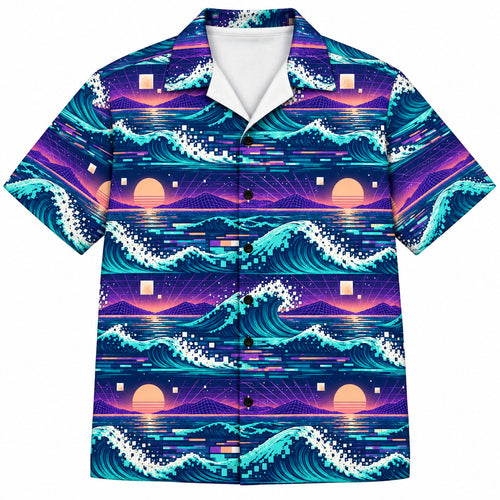 Pixel Breaker Coast Hawaiihemd