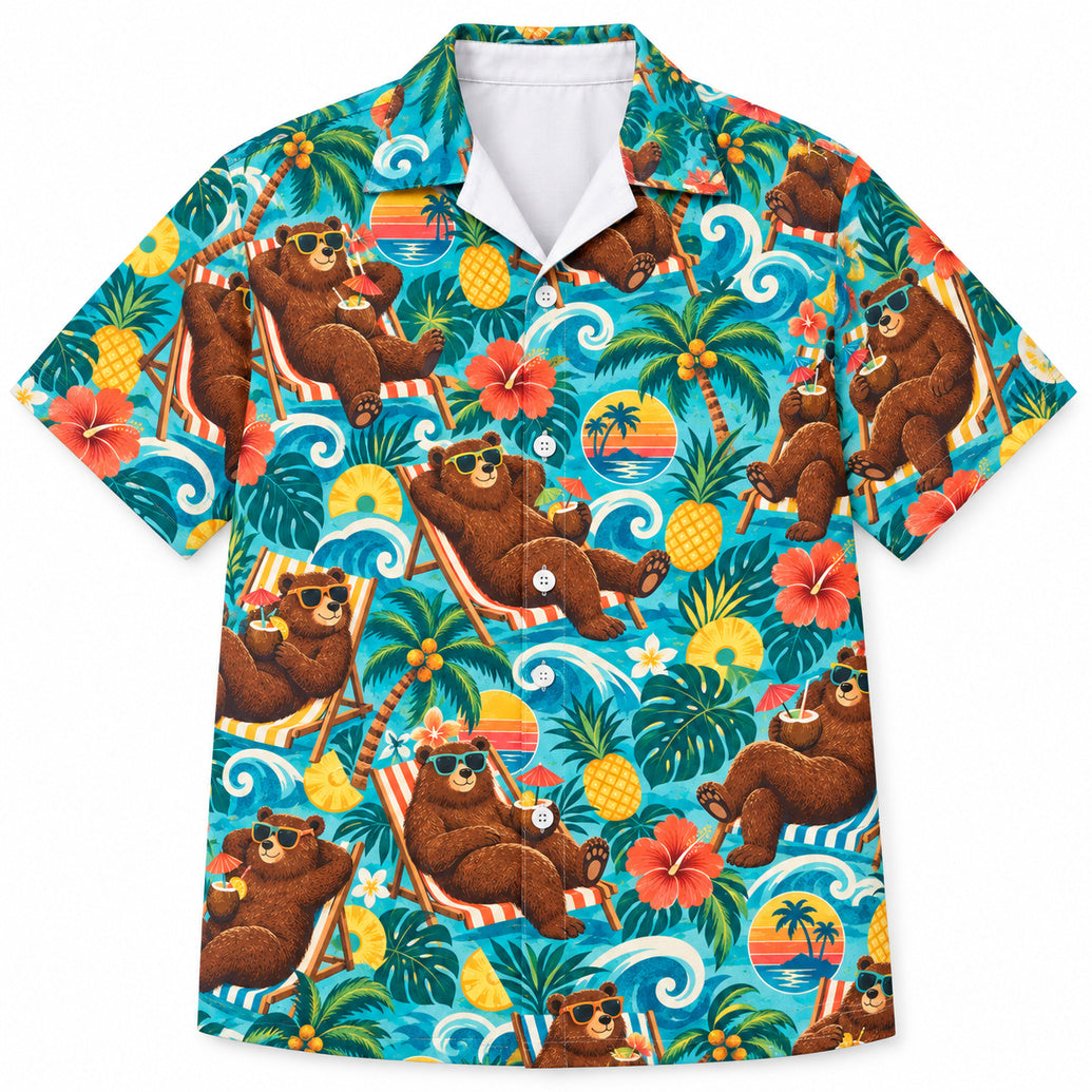 Coconut Coast Grizzly Club Hawaiian Shirt