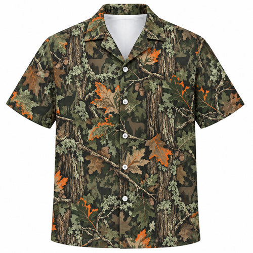 Ember Woodland Deer Camo Hawaïshirt