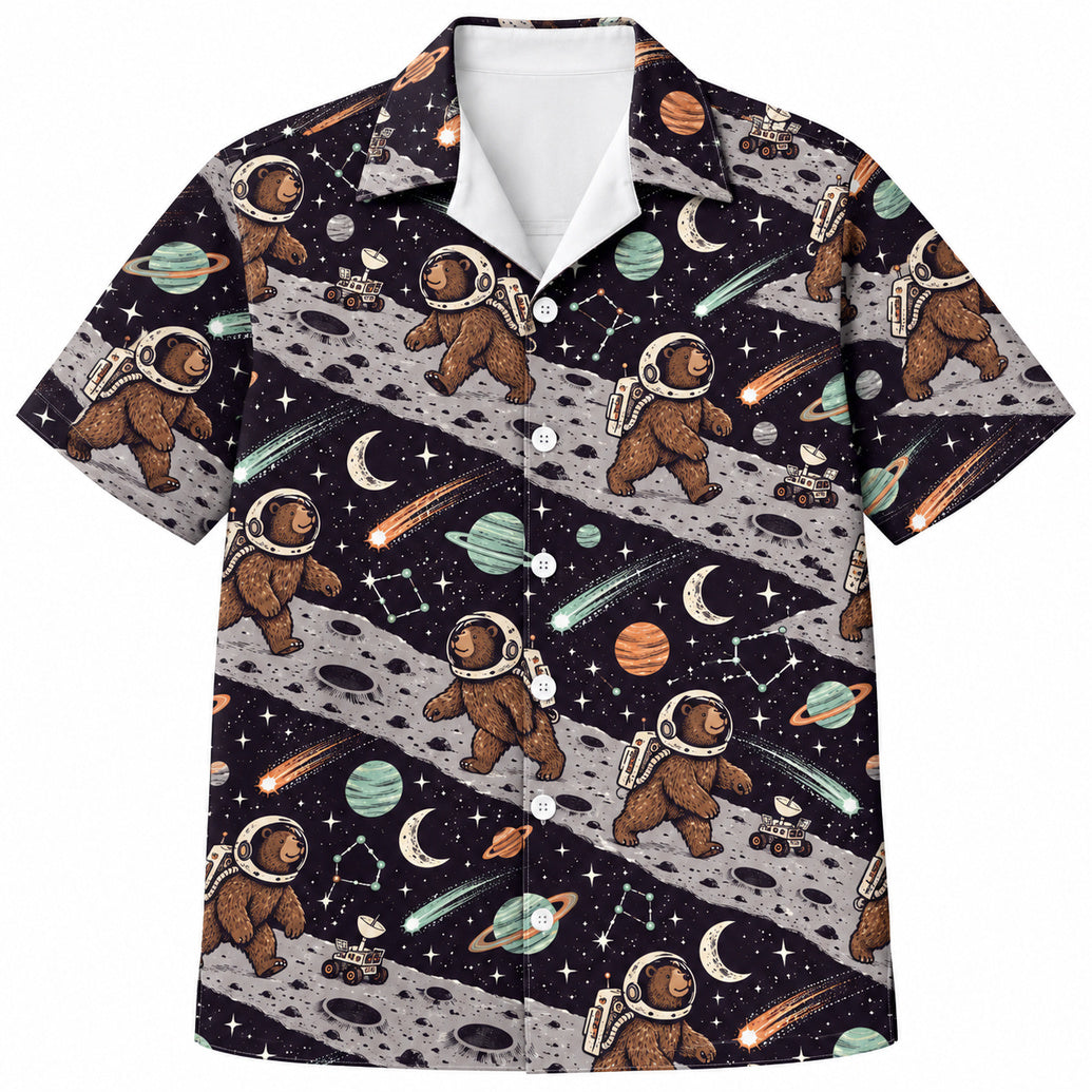 Moonwalk Grizzly Starglow Hawaiian Shirt