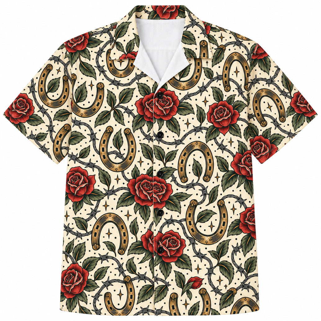 Barbed Rose Lucky Flash Hawaiihemd
