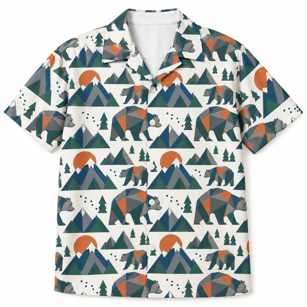 Facet Peak Grizzly Hawaïshirt
