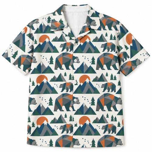 Facet Peak Grizzly Hawaïshirt