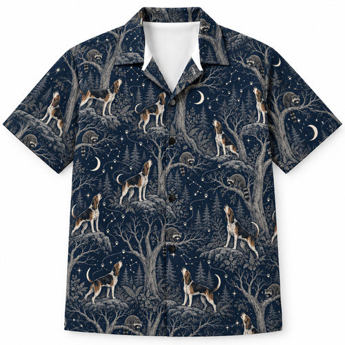 Moontrail Coonhound Canopy Hawaiian Shirt