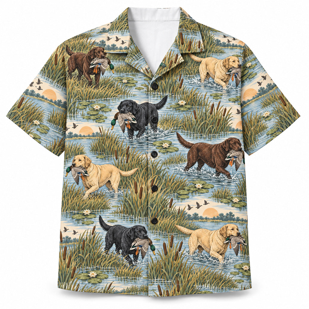 Reedwater Retriever Companions Hawaiian Shirt