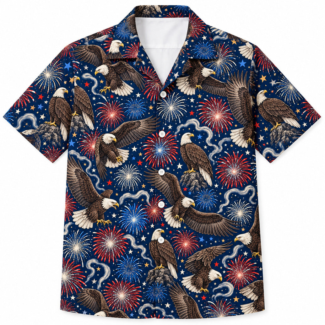Firework Sentinel Eagle Hawaiihemd