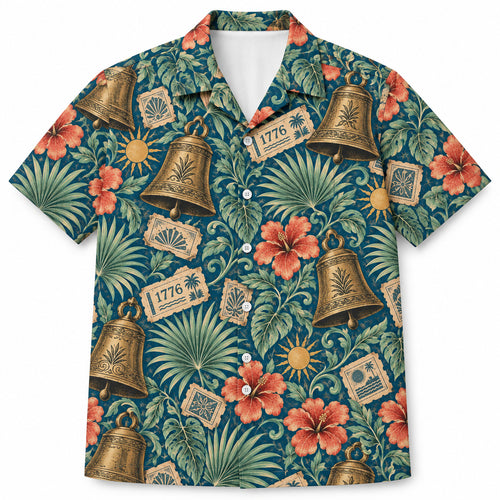 Liberty Bell Palm Almanac Hawaiihemd