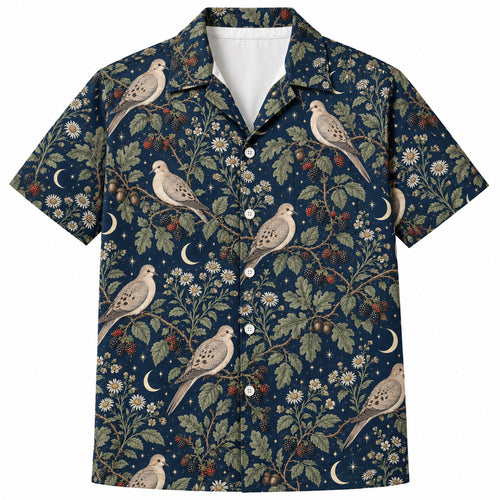 Twilight Dove & Wildflower Toile Hawaïshirt