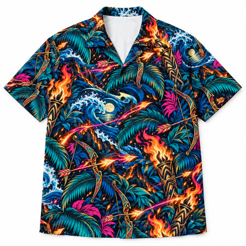 Torchflight Tiki Archery Hawaïshirt