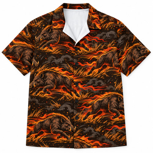 Emberbreak Boar Run Hawaiian Shirt