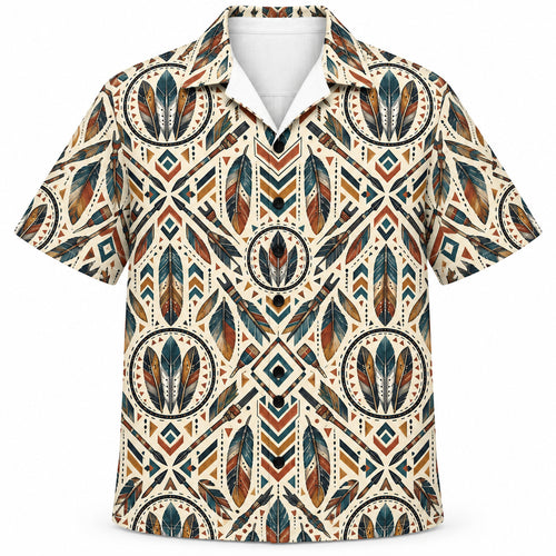 Fletching Folklore Mosaic Hawaiian Shirt