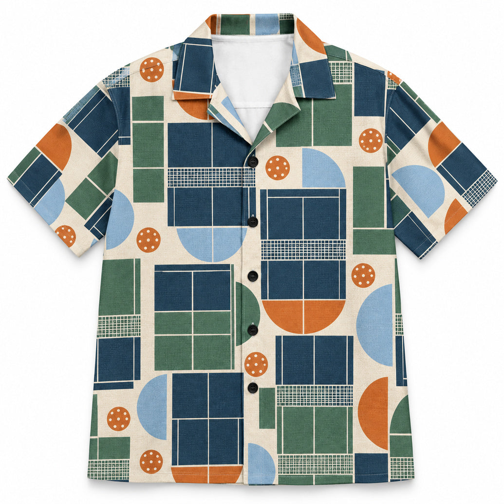 Courtline Quiet Geometry Hawaïshirt
