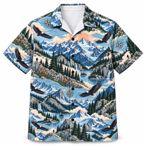 Eagleway Mountain Almanac Hawaiian Shirt