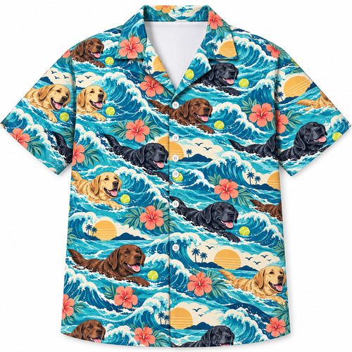 Retriever Breaker Parade Hawaiian Shirt