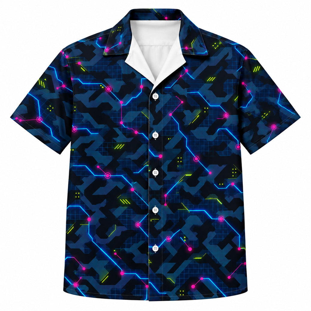 Nightline Camo Voltage Hawaiihemd