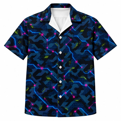 Nightline Camo Voltage Hawaiihemd