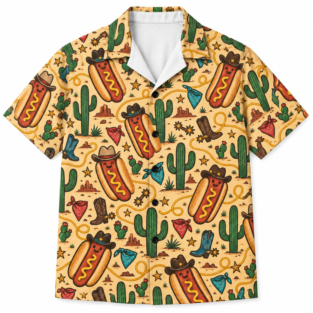 Saguaro Mustard Rodeo Hawaïshirt