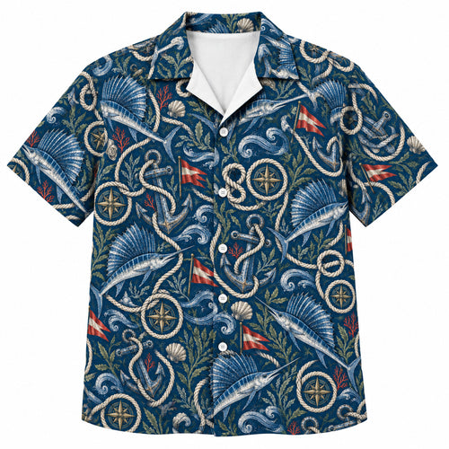 Sailfish Ropework Regatta Hawaiian Shirt