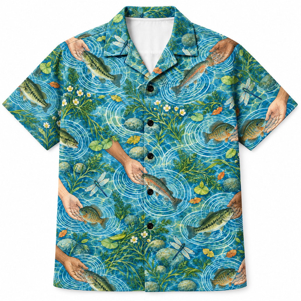 Back to Blue Water Hawaiian Shirt