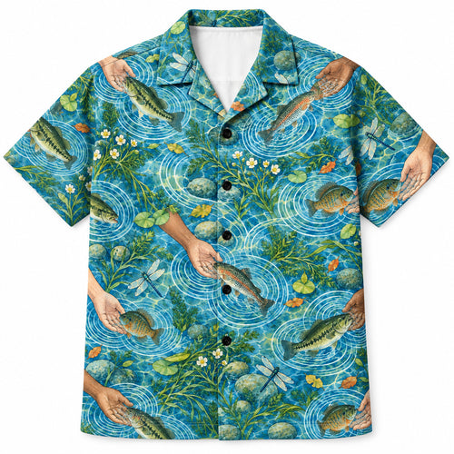 Back to Blue Water Hawaiian Shirt