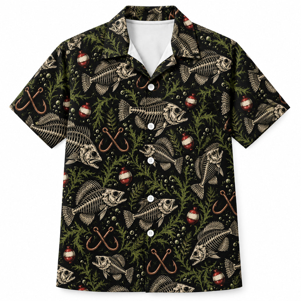 Crappie Bonehook Riot Hawaiian Shirt