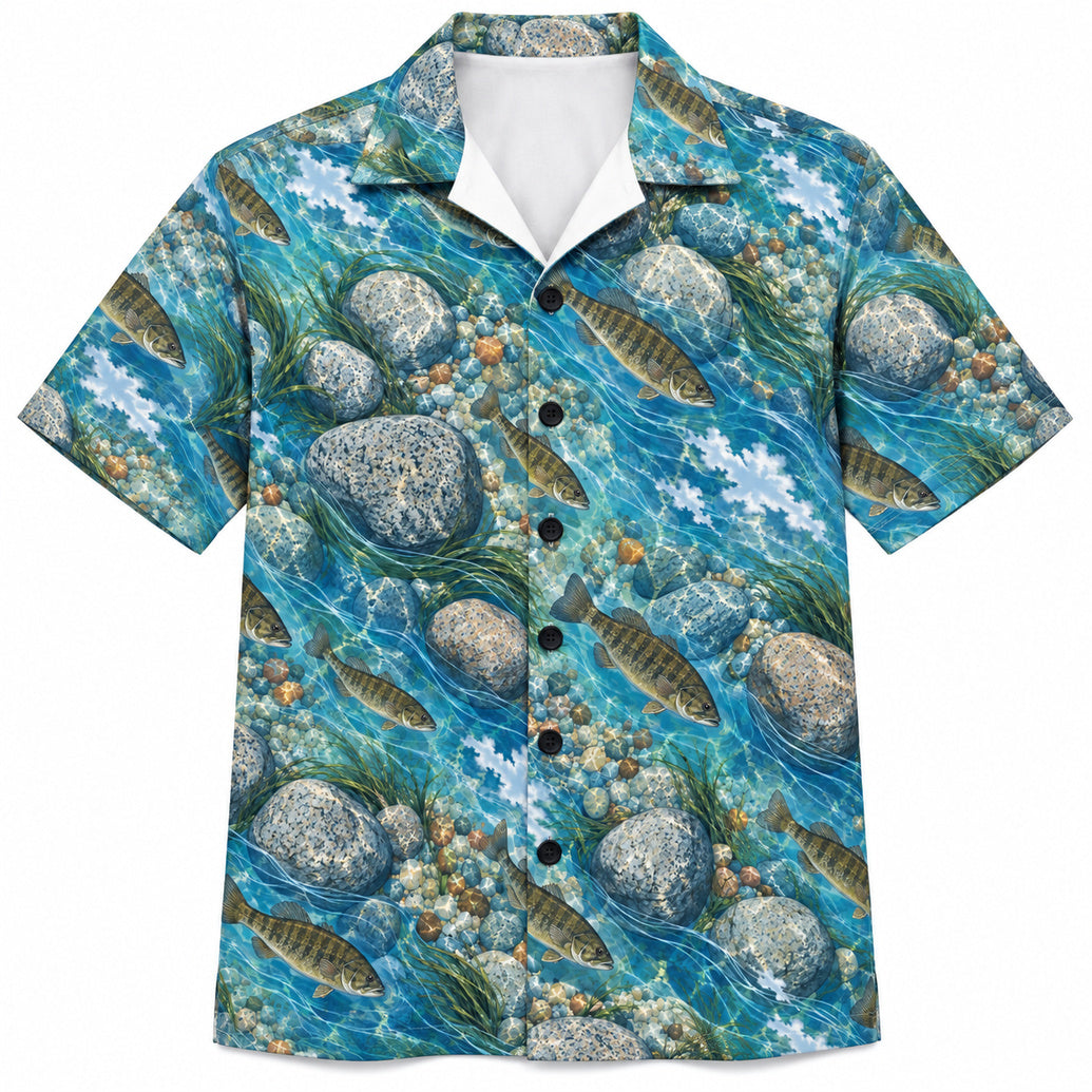 Clearwater Smallie Drift Hawaiian Shirt