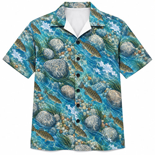 Clearwater Smallie Drift Hawaiian Shirt
