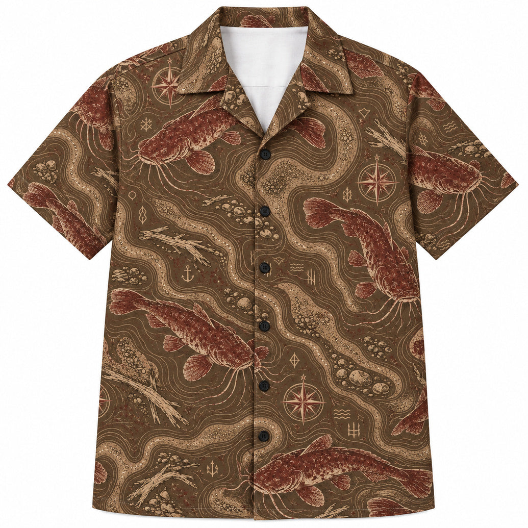 Flathead River Atlas Hawaiian Shirt