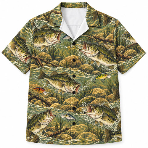 Rockline Squarebill Strike Hawaiian Shirt