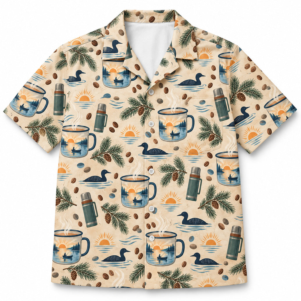 Sunrise in the Thermos Hawaiian Shirt