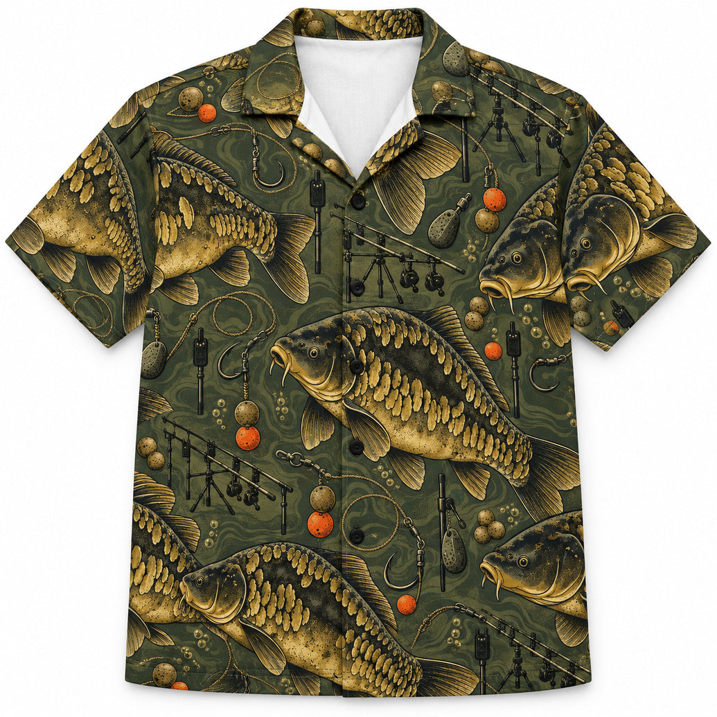 Mirror Carp Rig Assembly Hawaiian Shirt