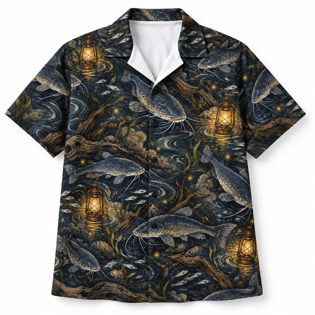 Lanterns on the Muddy Run Hawaiian Shirt