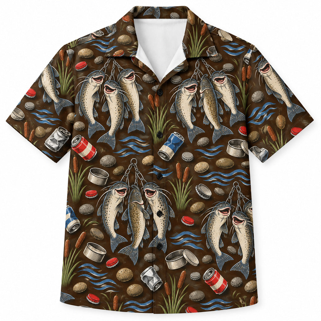 Stringer & Suds Channel Run Hawaiian Shirt