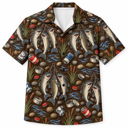 Stringer & Suds Channel Run Hawaiian Shirt