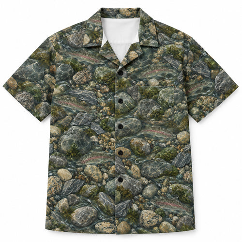 Rainbow Trout Riverstone Recon Hawaiian Shirt