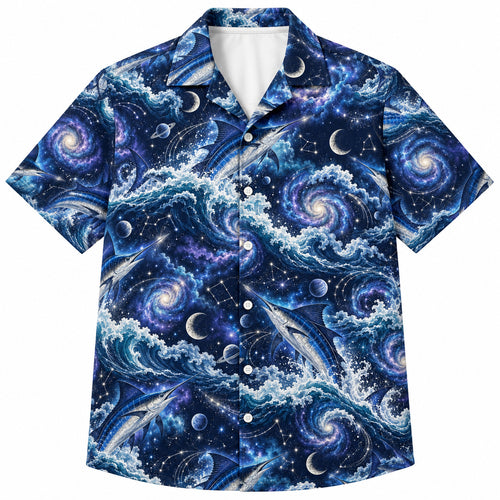 Marlin Beyond the Blue Hawaiian Shirt