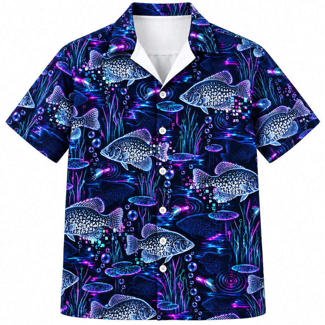 Neon Crappie Circuitwater Hawaiian Shirt