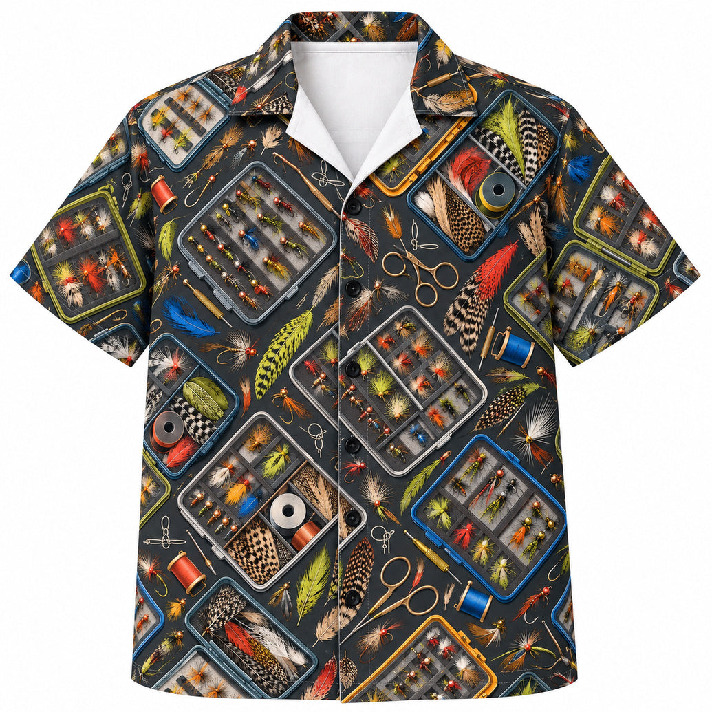 Fly Bench Spectrum Hawaiian Shirt