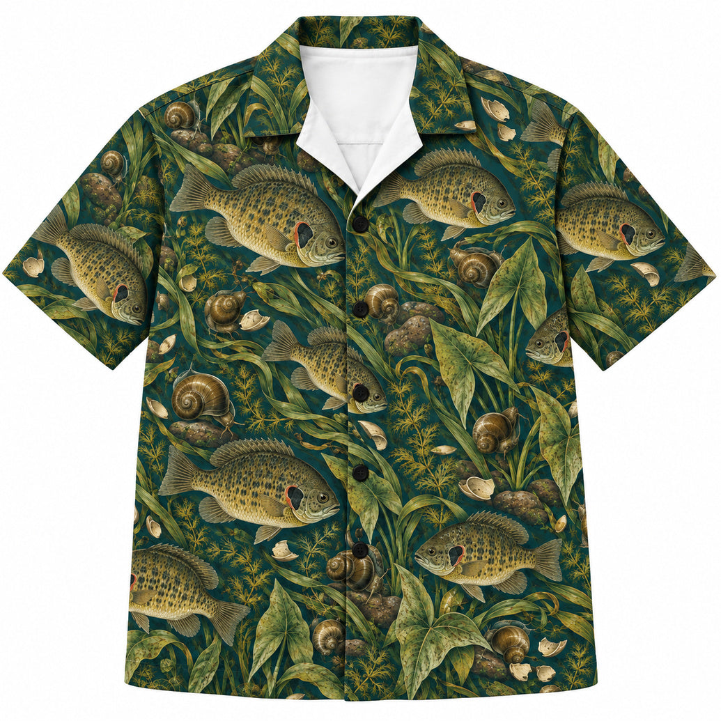 Shellcracker Snail Garden Hawaiian Shirt