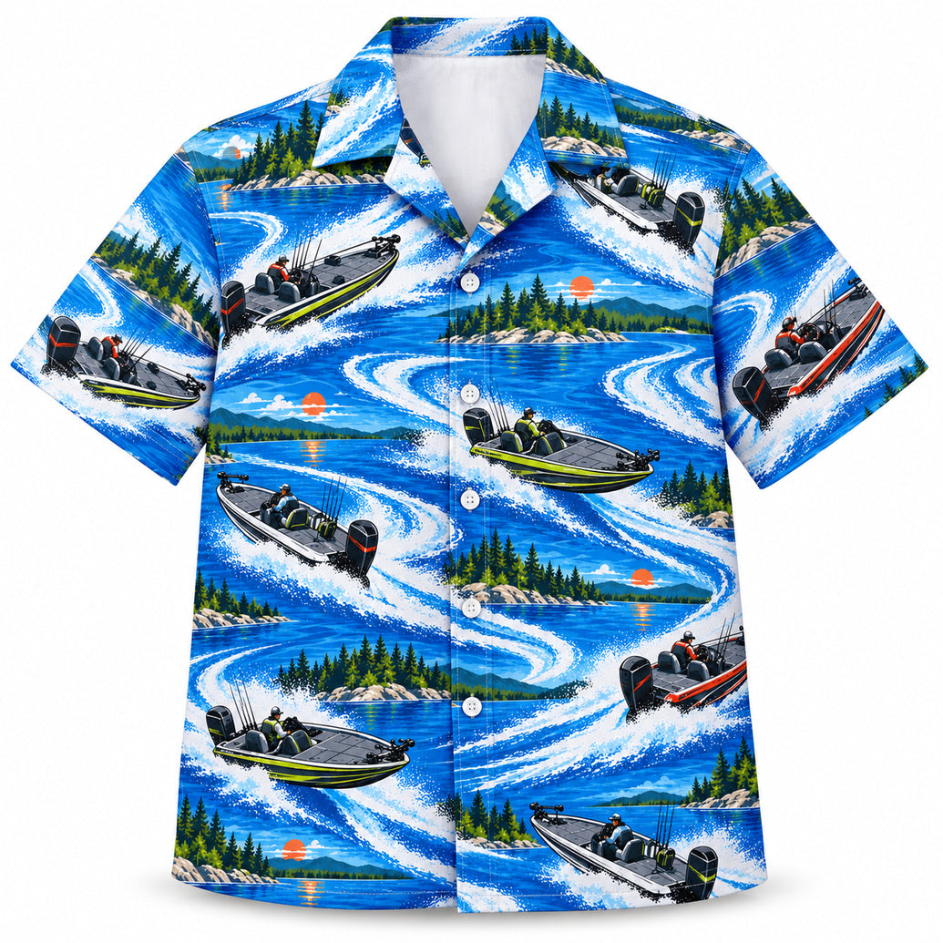 Outboard Whitewater Sprint Hawaiian Shirt