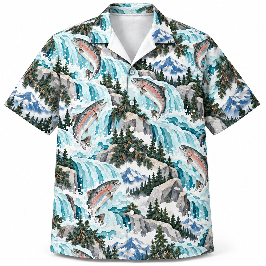 Cascade Prism Rainbow Hawaiian Shirt