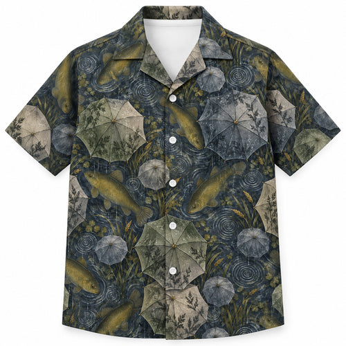 Rain-Window Tench Drift Hawaiian Shirt