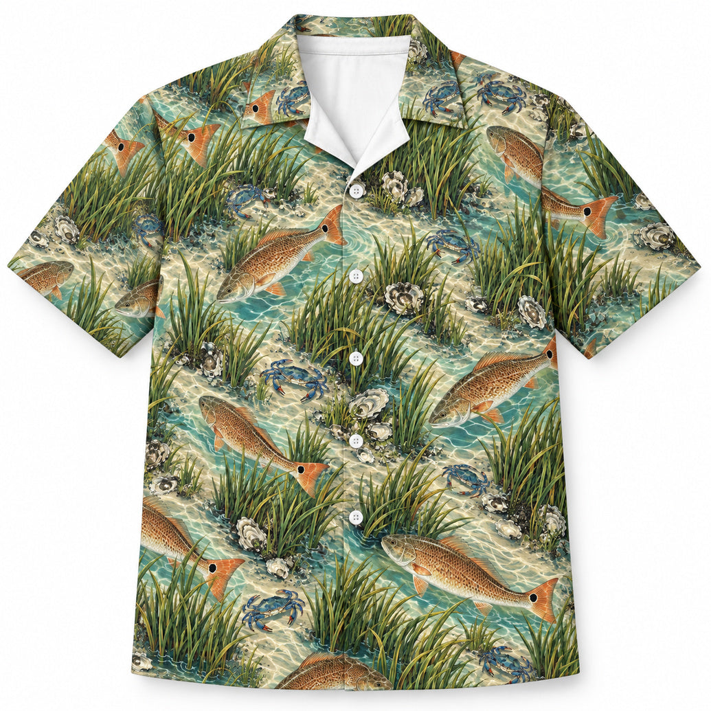 Marsh Tail Copper Hawaiian Shirt