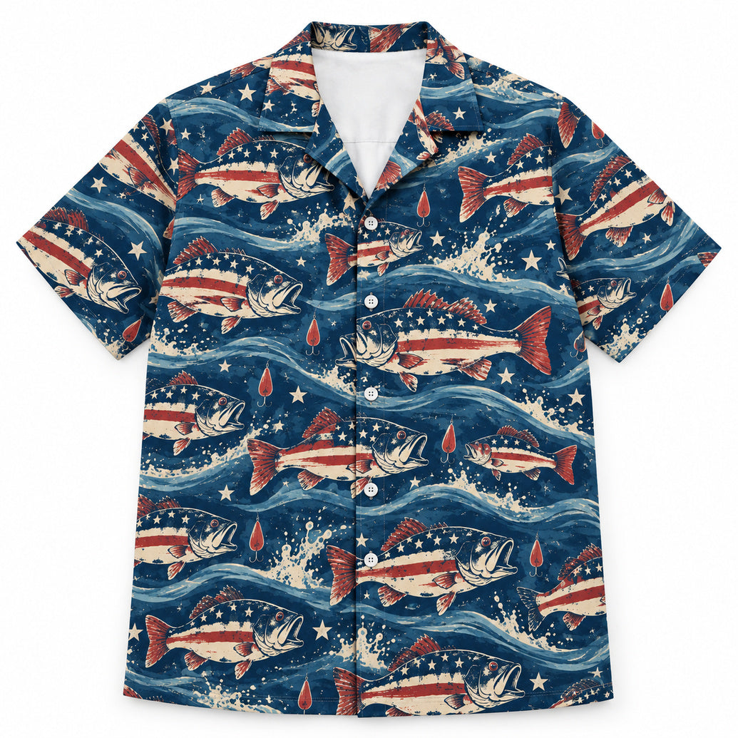 Starwater Bass Banner Hawaiian Shirt