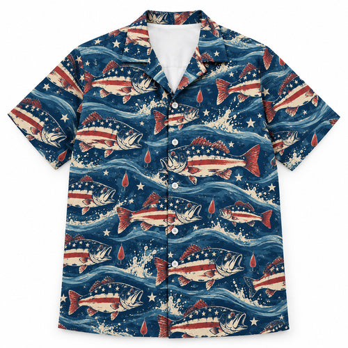 Starwater Bass Banner Hawaiian Shirt