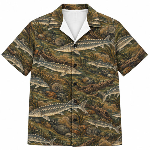Riverbed Sturgeon Relics Hawaiian Shirt