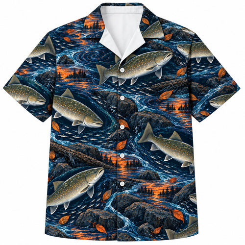 Bull Pool Ember Drift Hawaiian Shirt